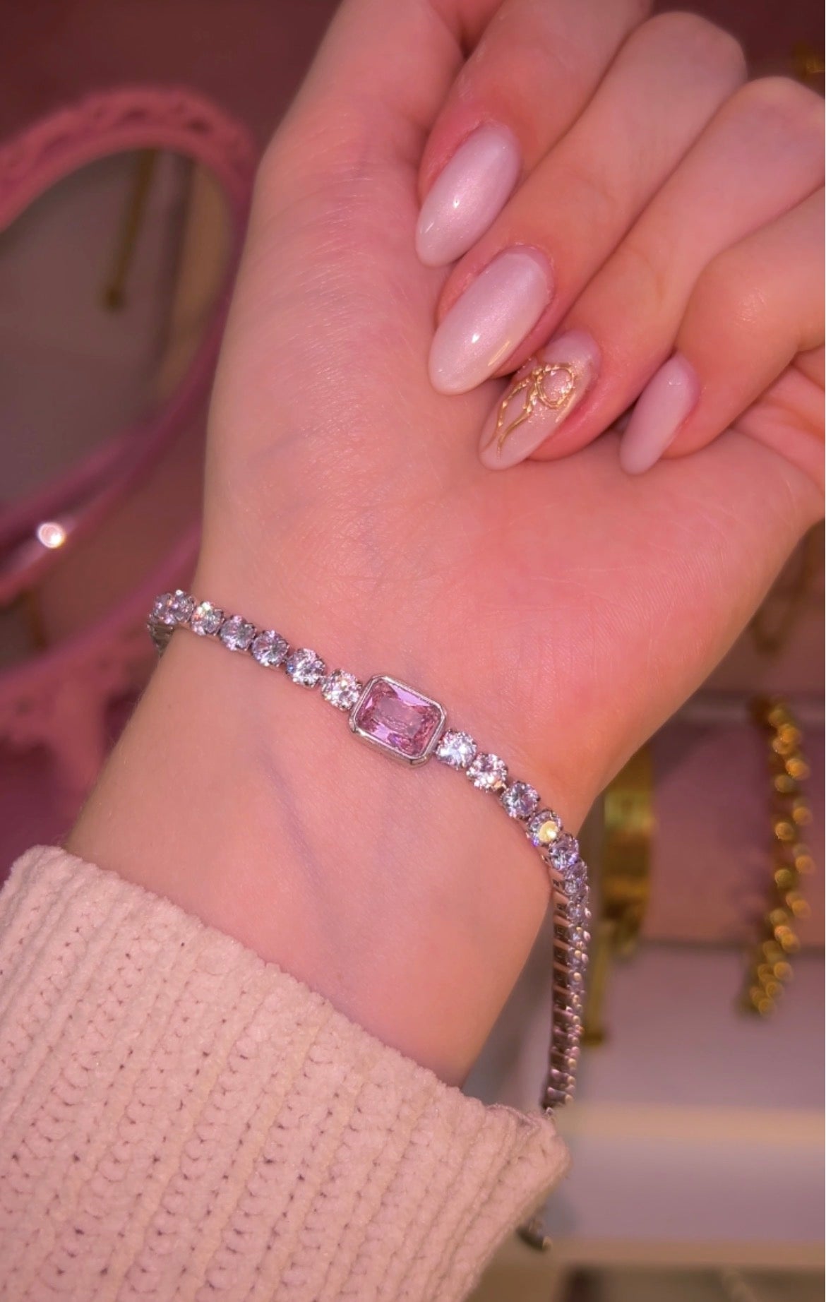 Rosé Gem bracelet