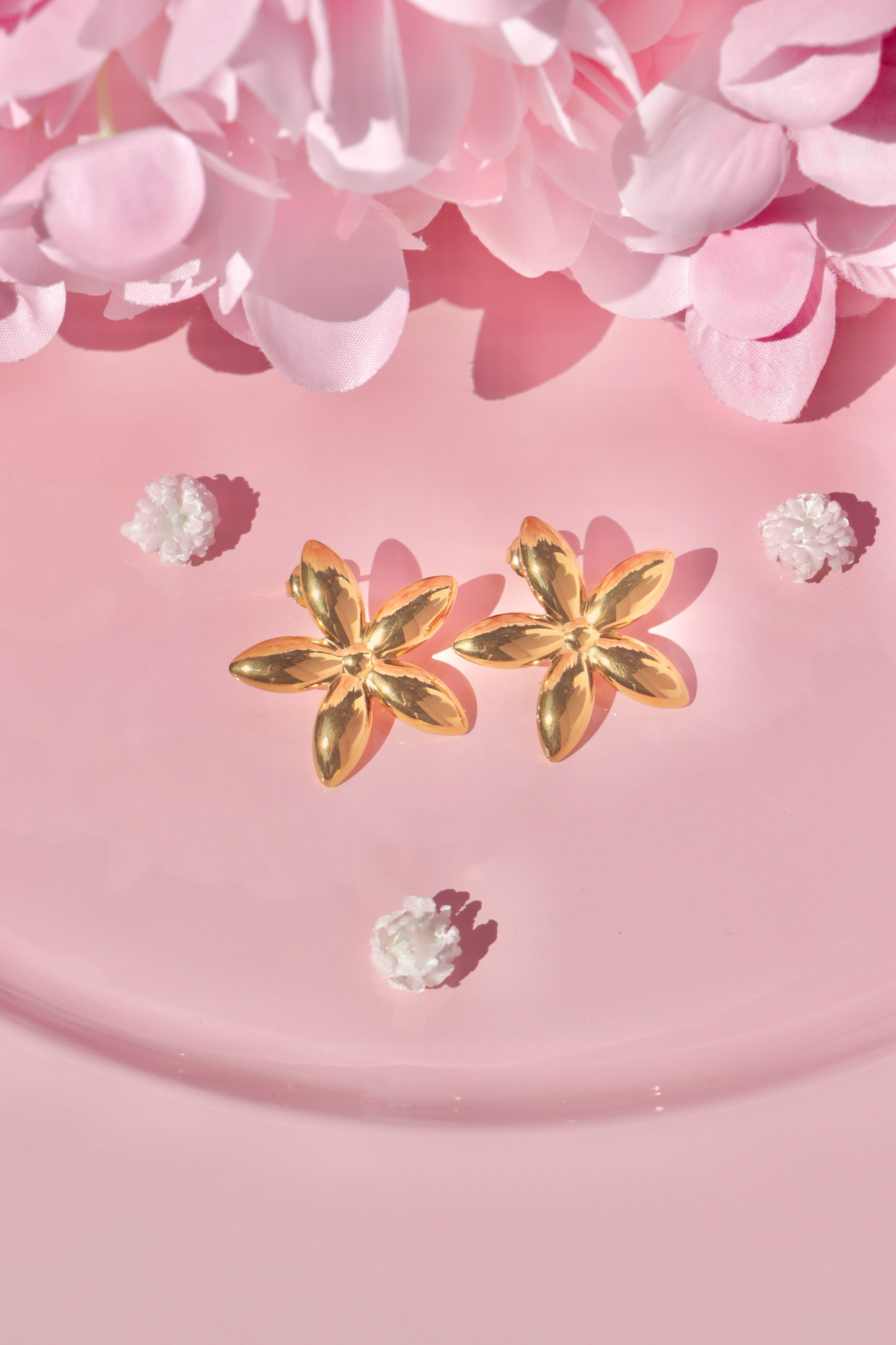 Plumeria studs