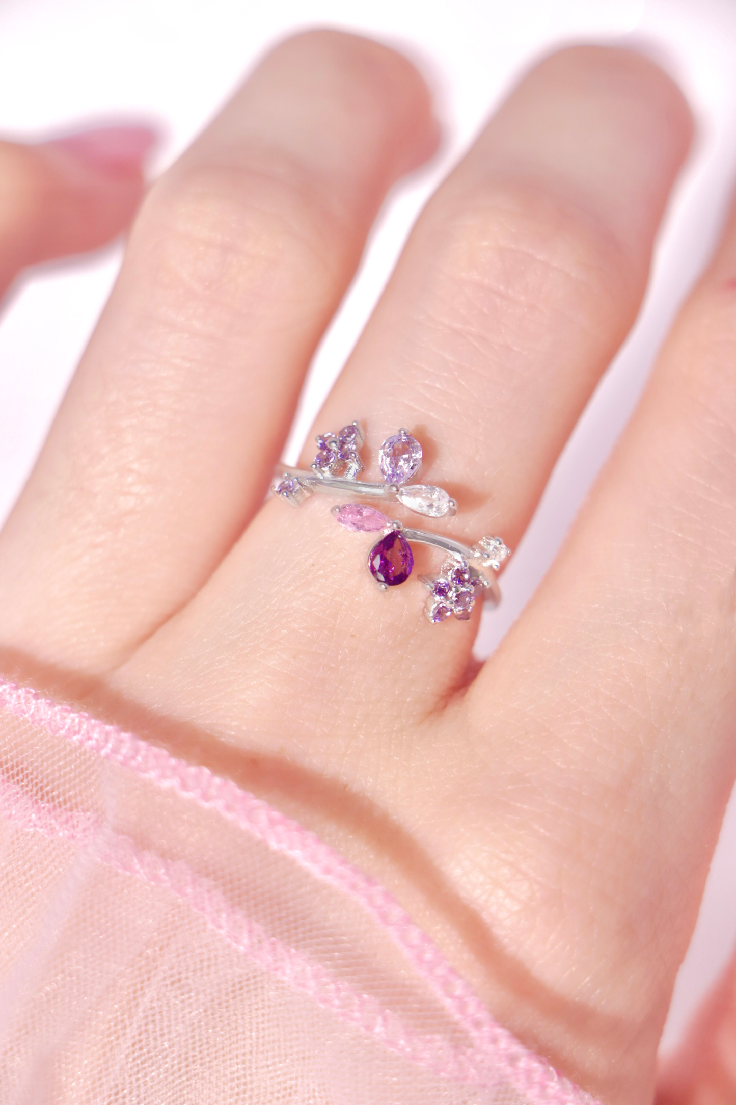 Lavender Bloom ring