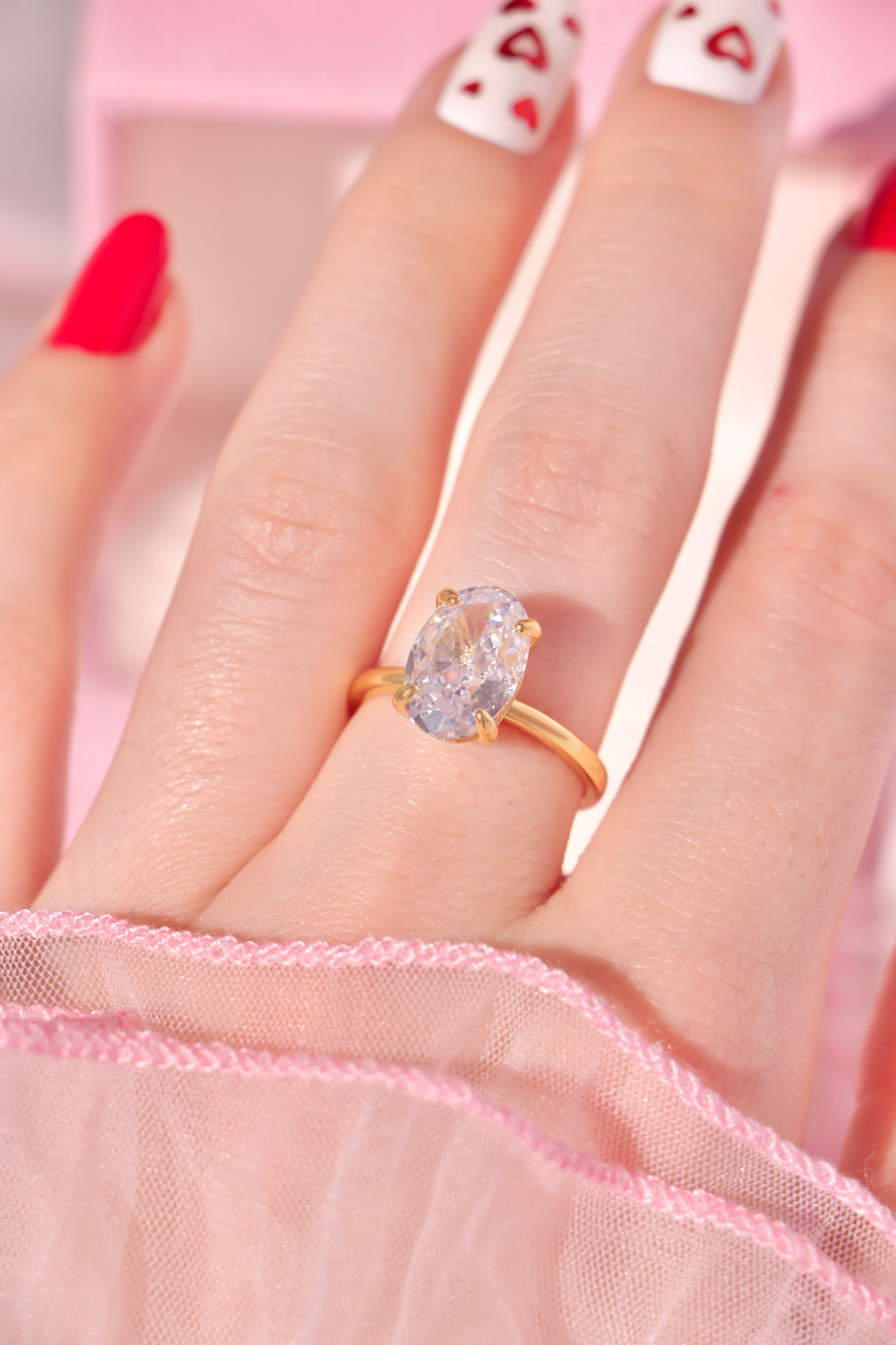 Oval Luster ring