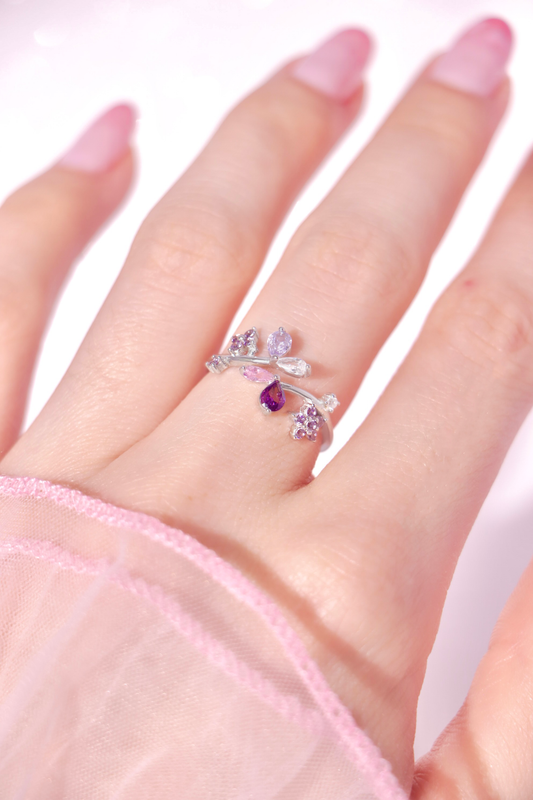 Lavender Bloom ring