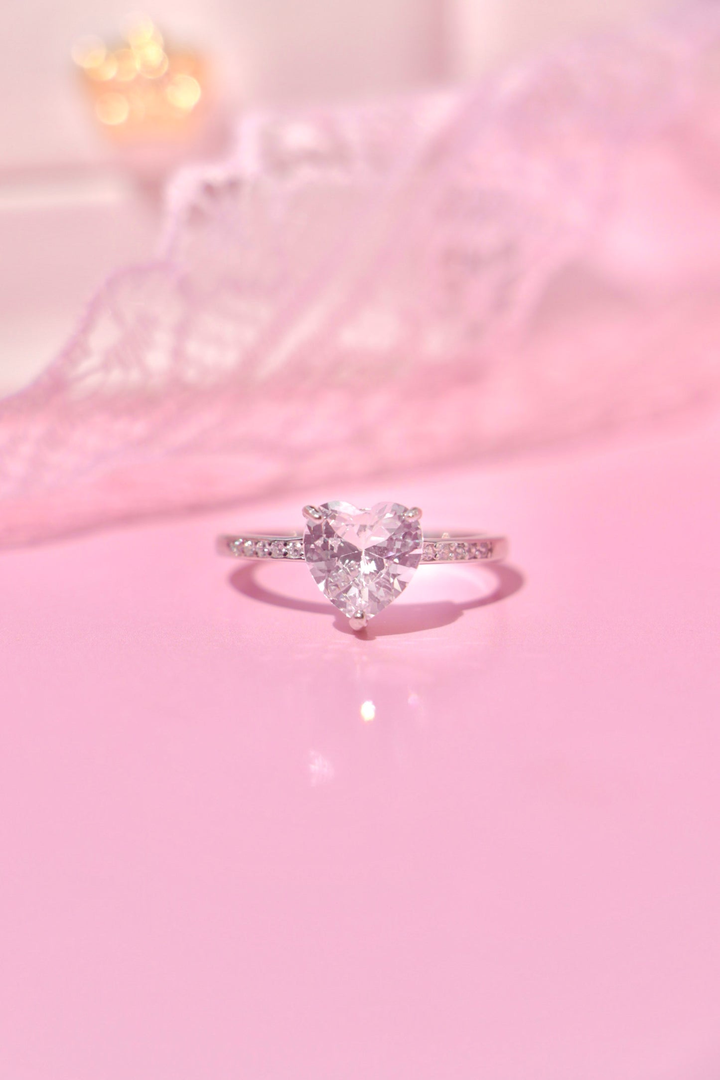 Timeless Love ring transparente