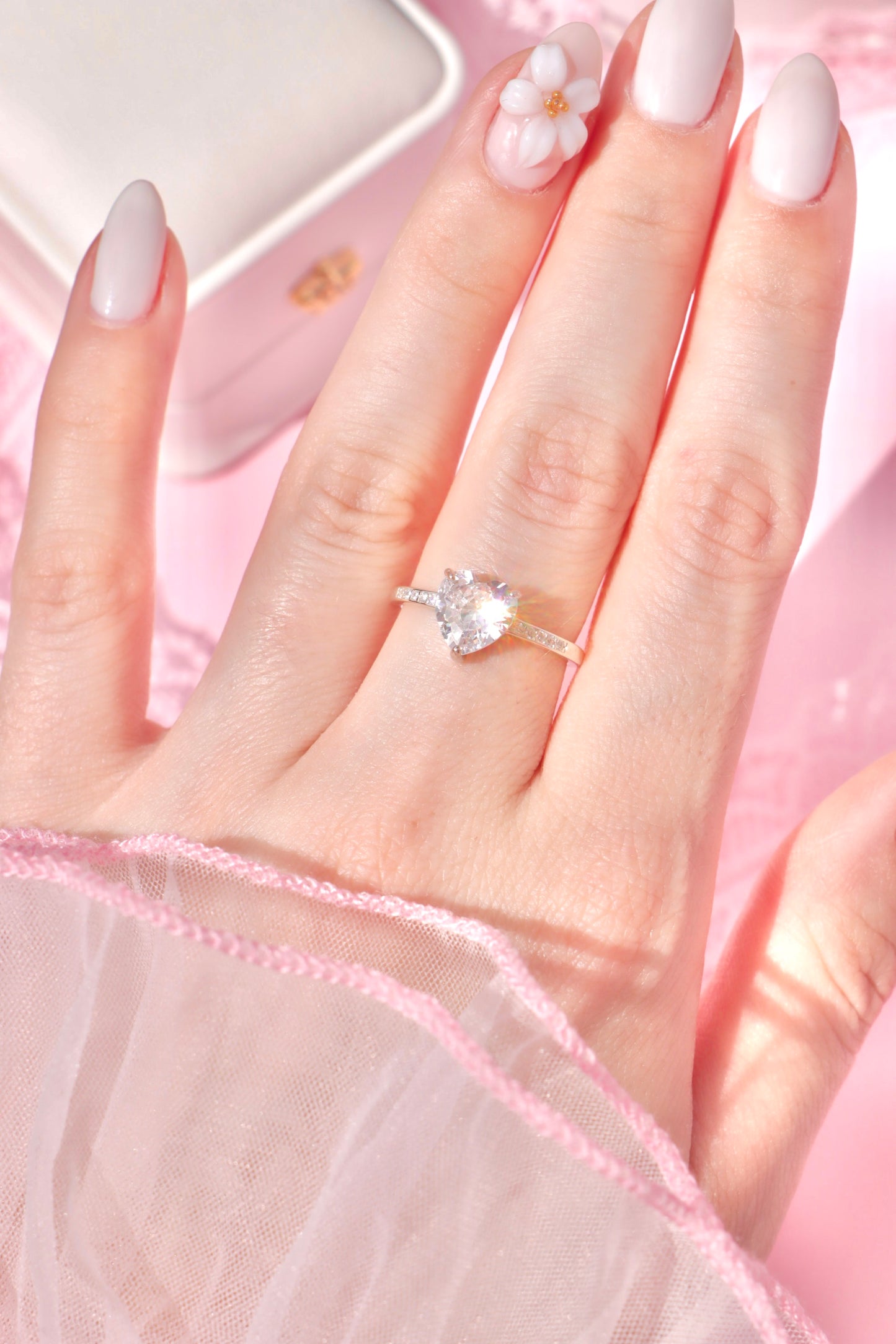 Timeless Love ring transparente