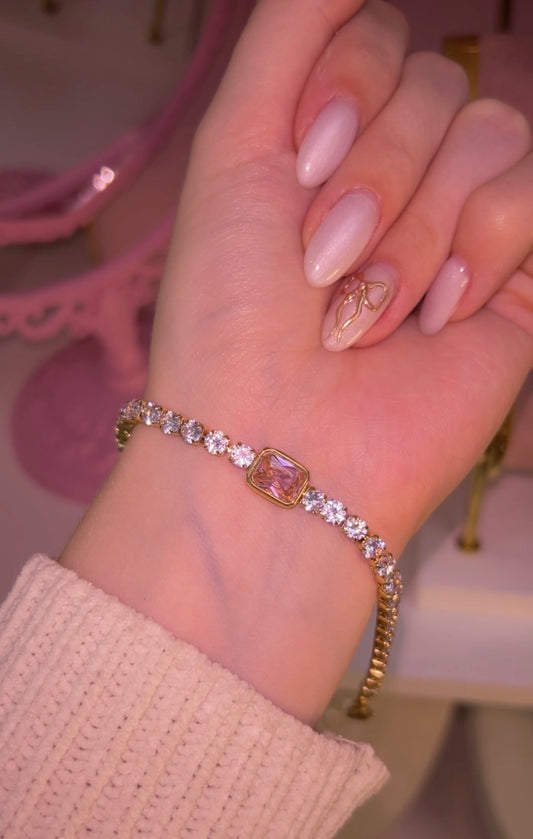 Rosé Gem bracelet