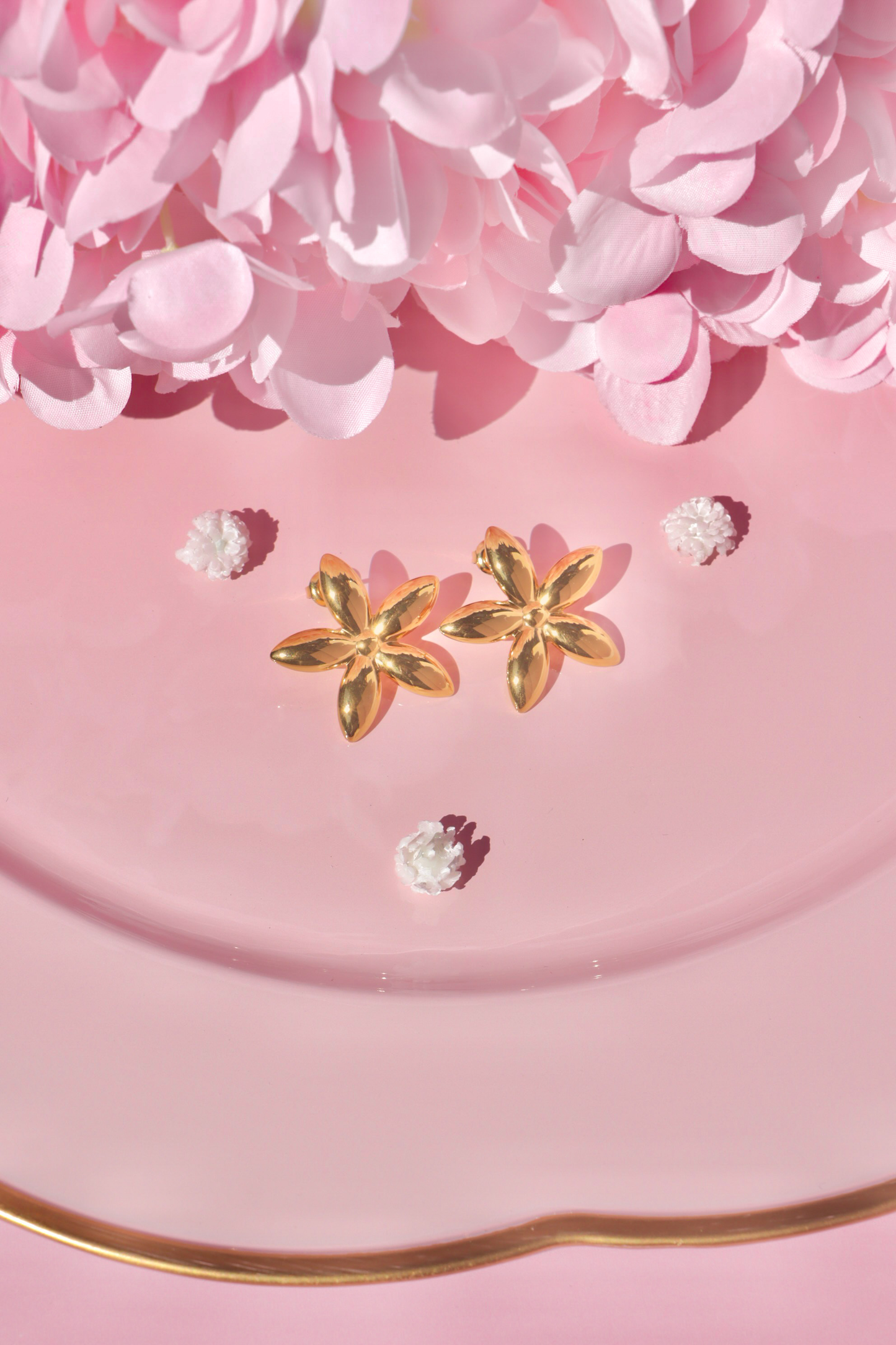 Plumeria studs