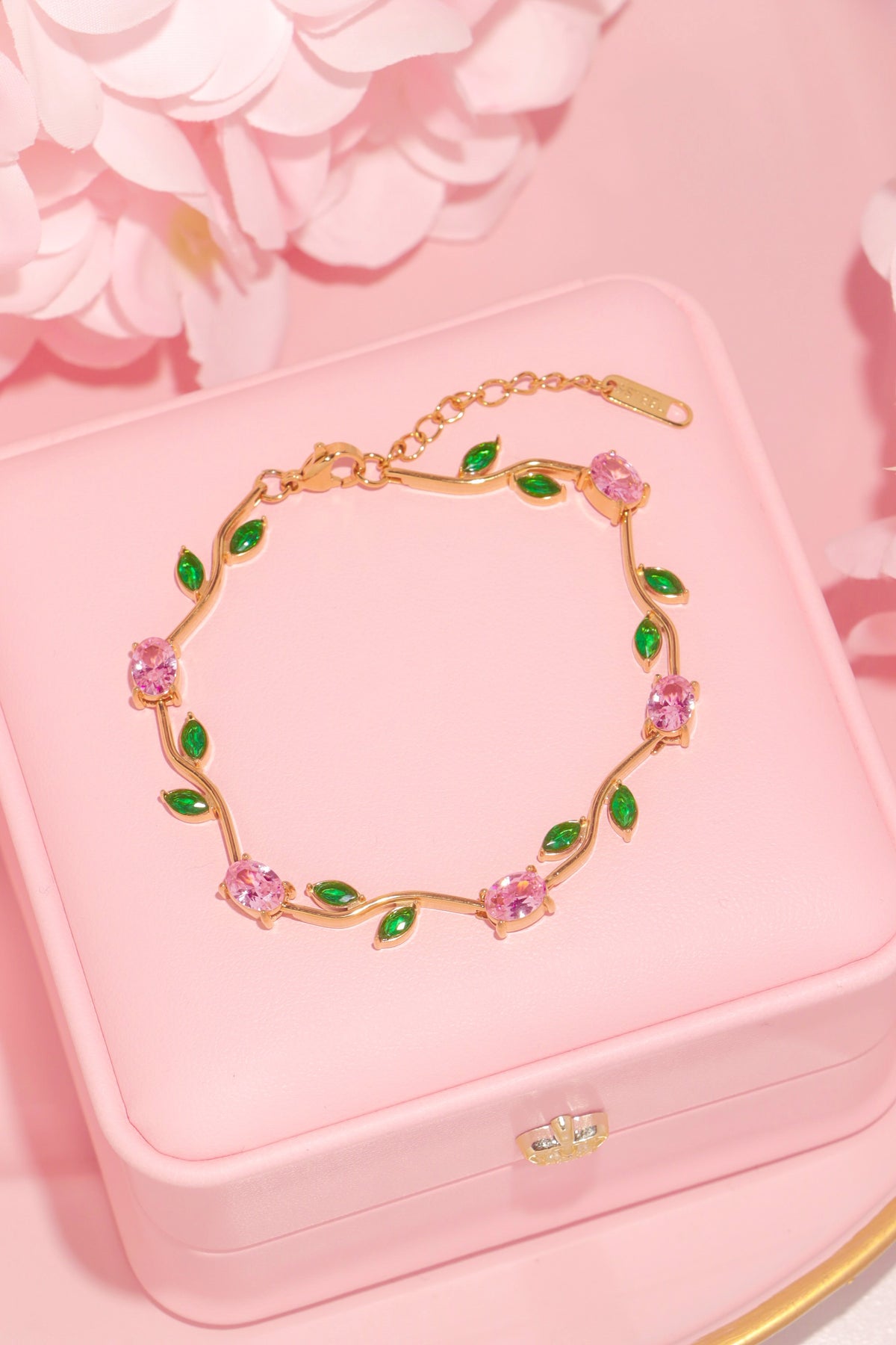 Tulip Garden bracelet rosa