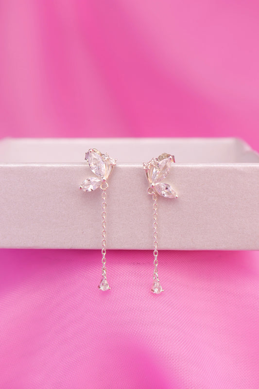 Crystal Butterfly earrings