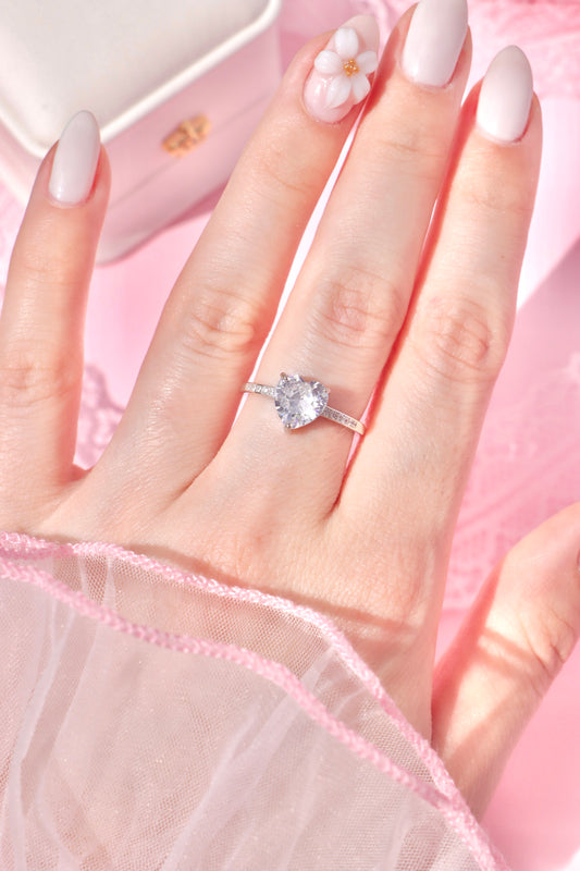 Timeless Love ring transparente