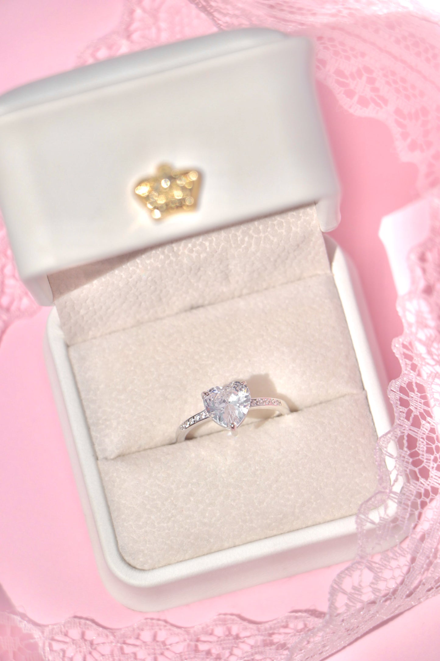 Timeless Love ring transparente