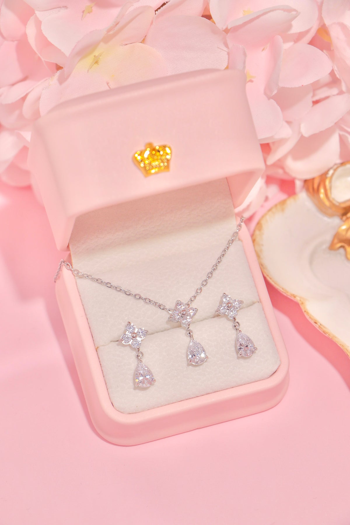Crystal Blossom Drop set
