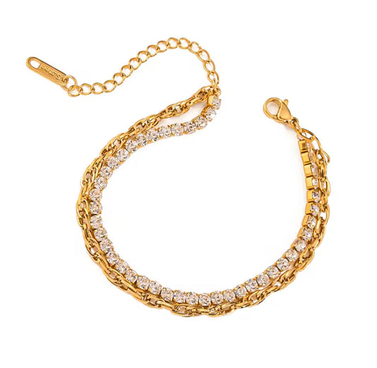 Tennis & Chains bracelet