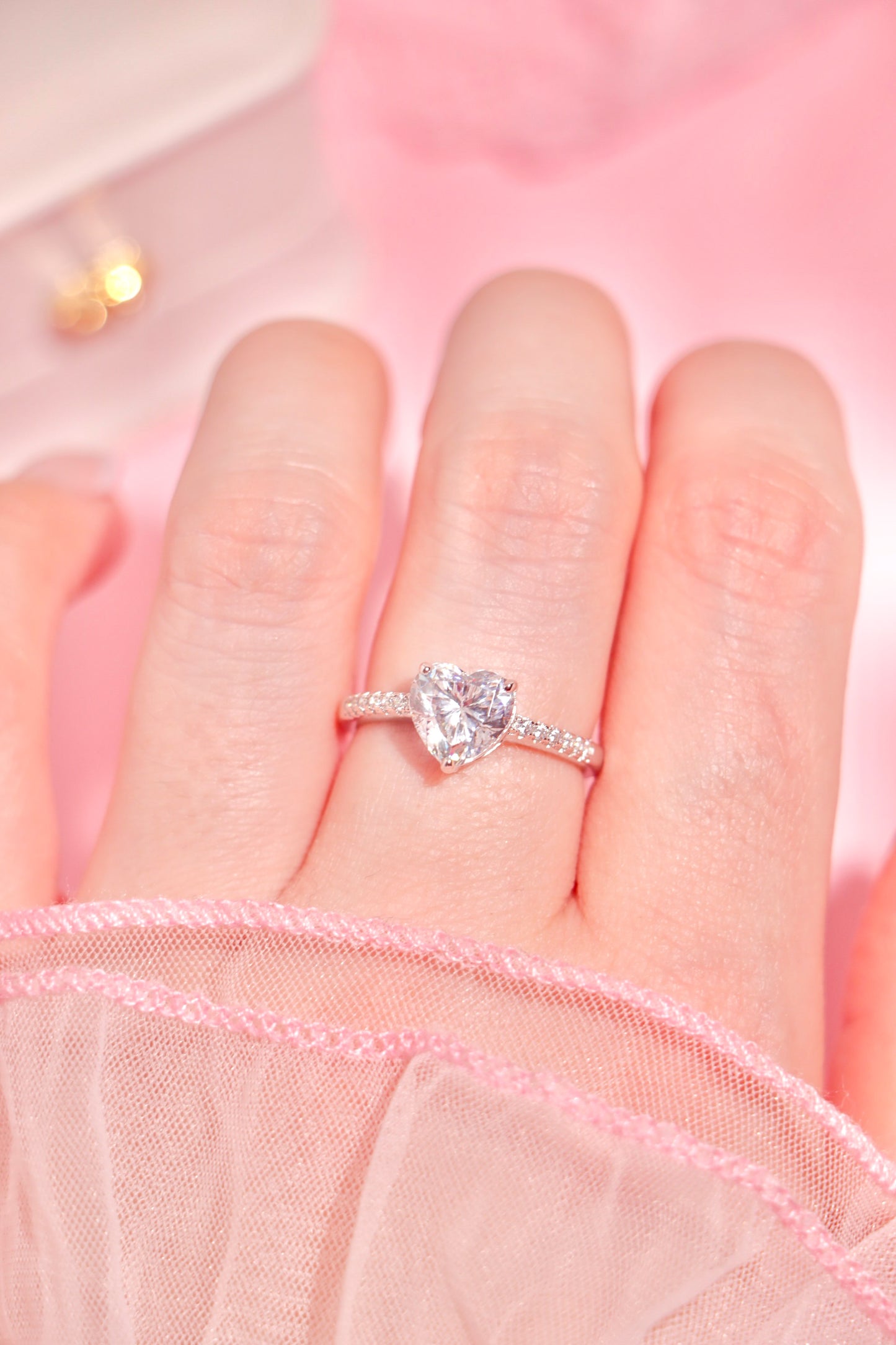 Timeless Love ring transparente