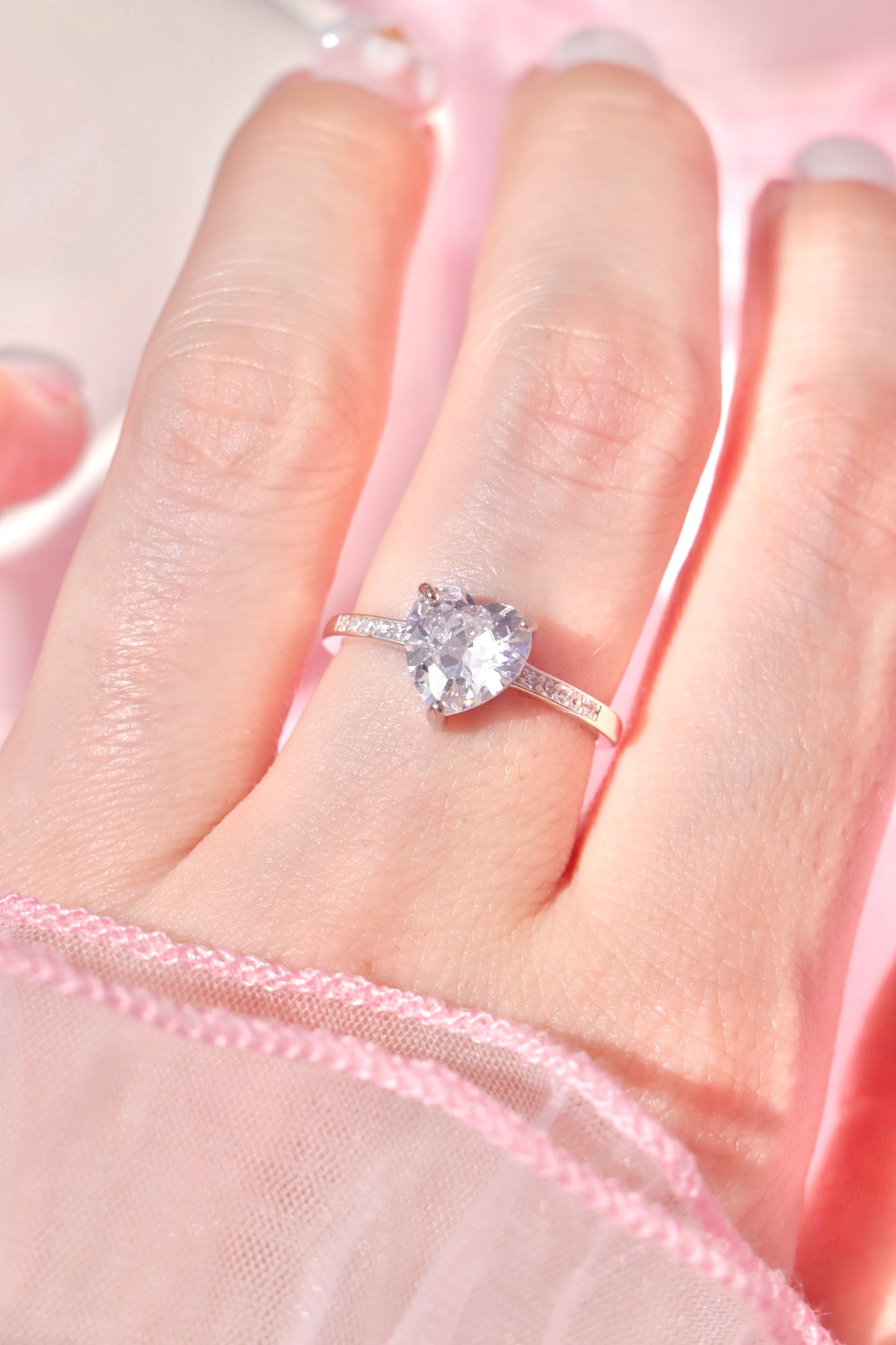 Timeless Love ring transparente