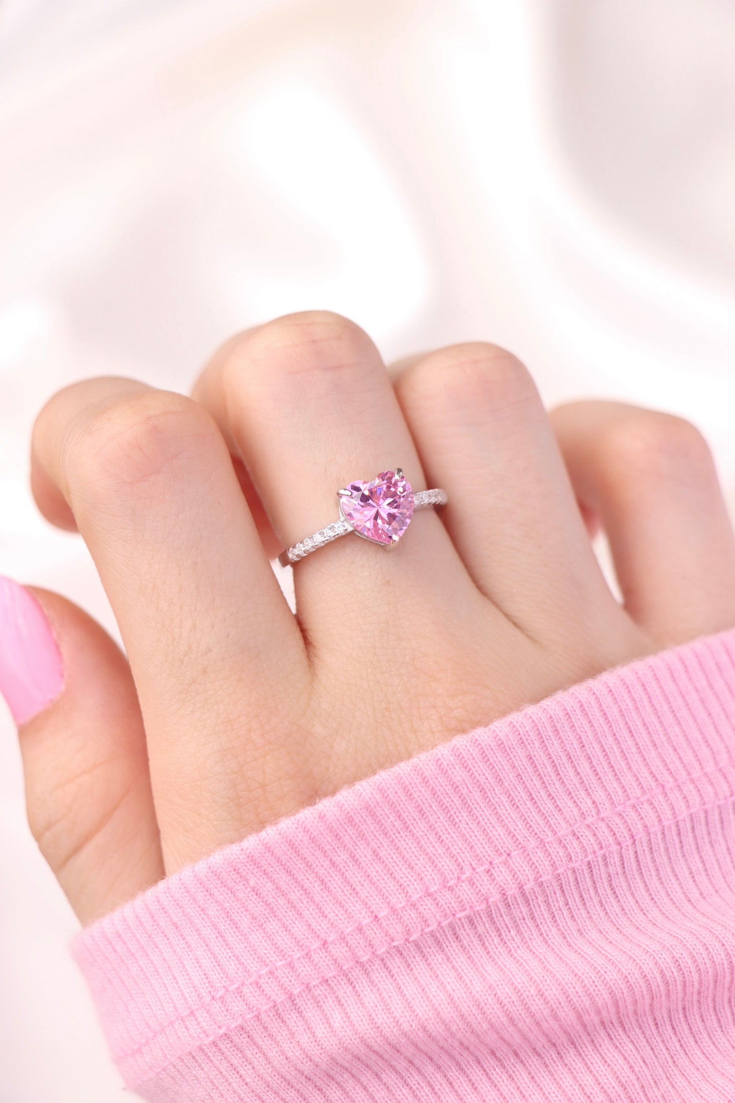 Timeless Love ring Plateado