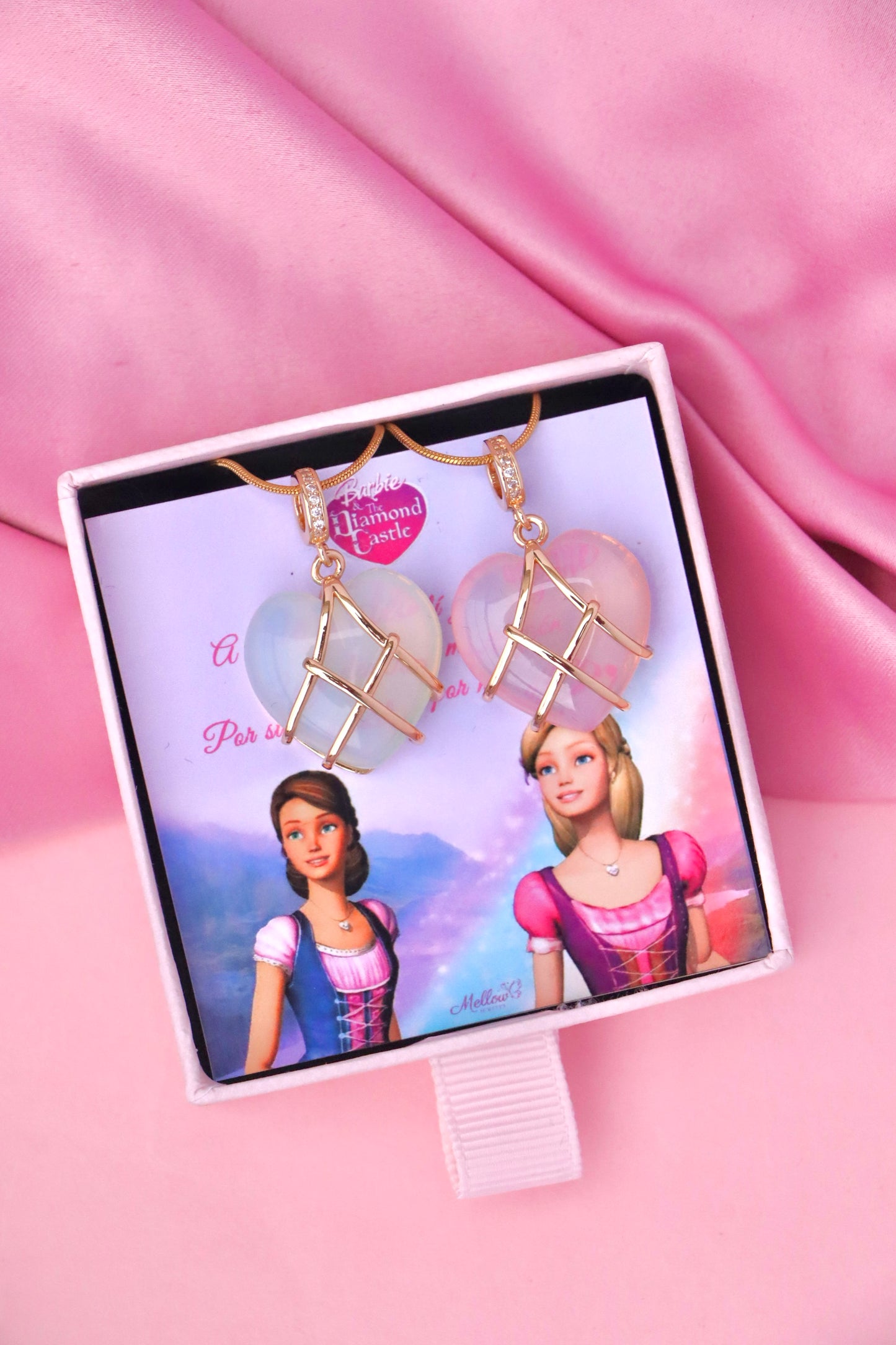 Barbie Diamond Castle necklace