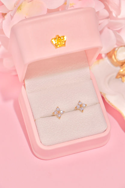 Crystal Blossom studs