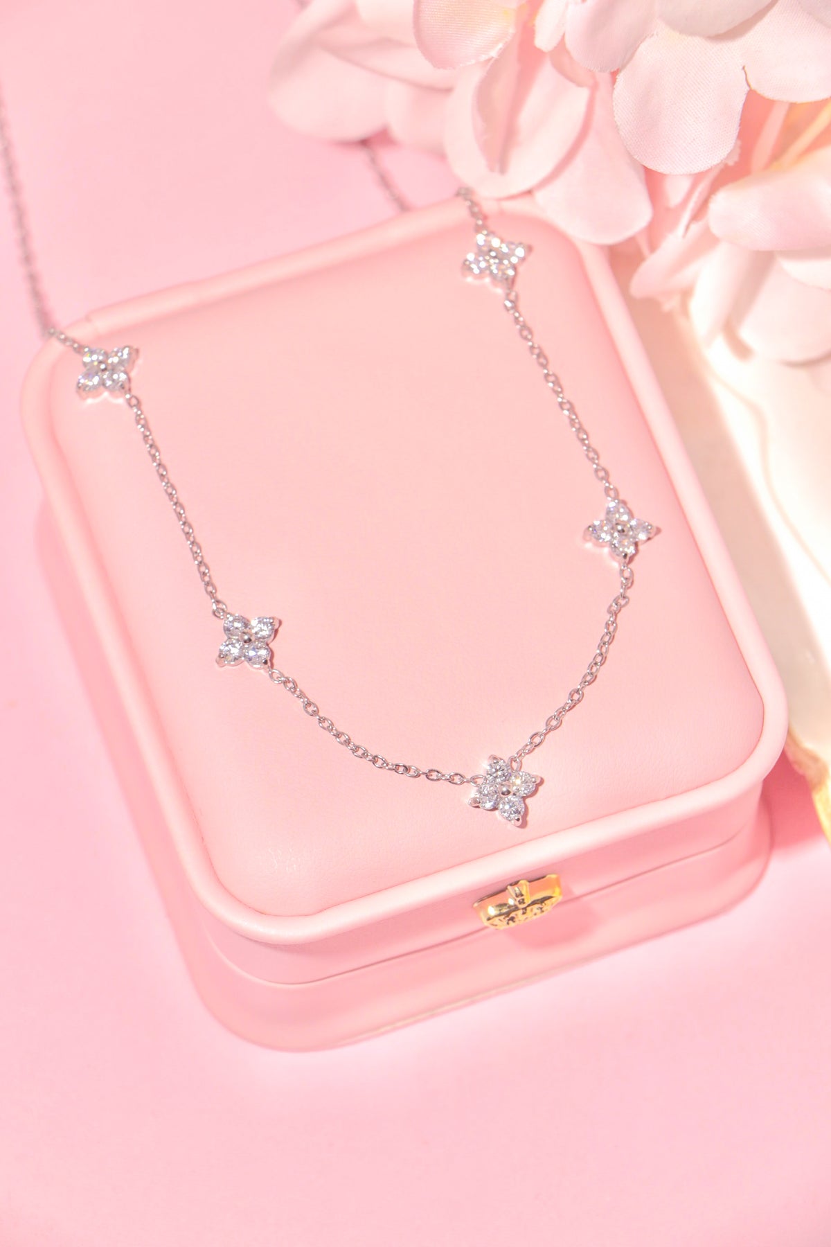 Crystal Blossom necklace