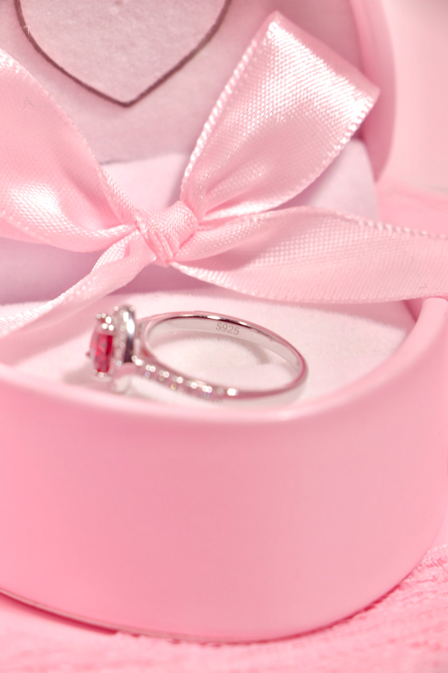 Princess Heart ring Rojo