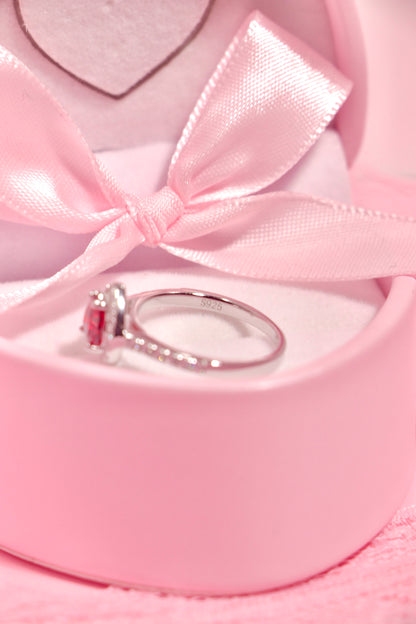 Princess Heart ring Rojo
