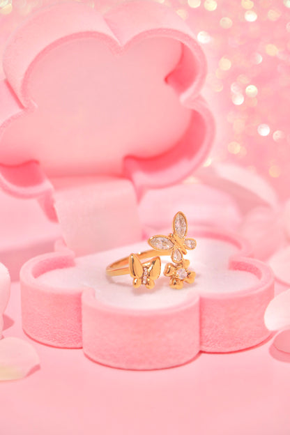 Blooming Flutter ring