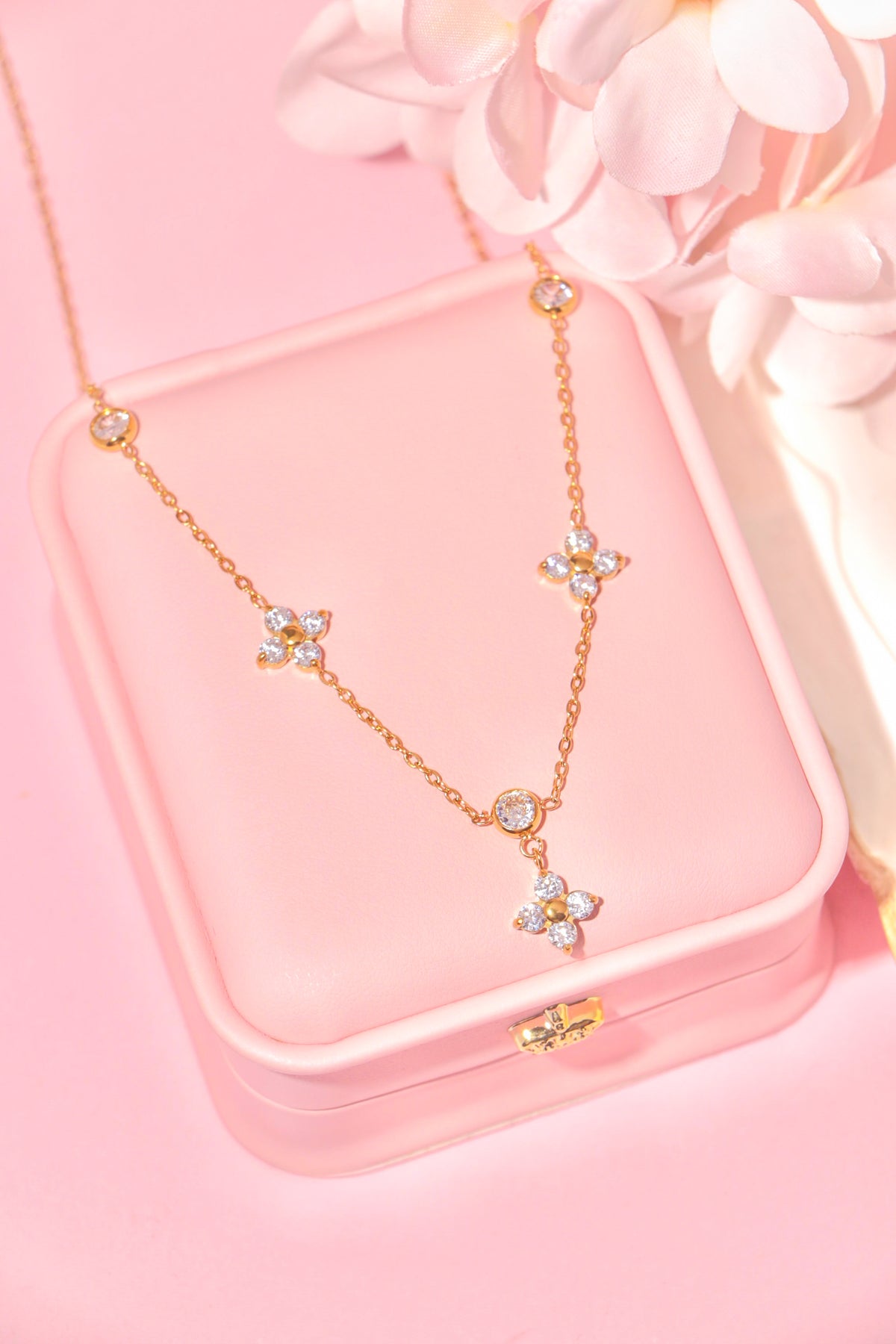 Crystal Blossom Sparks Necklace