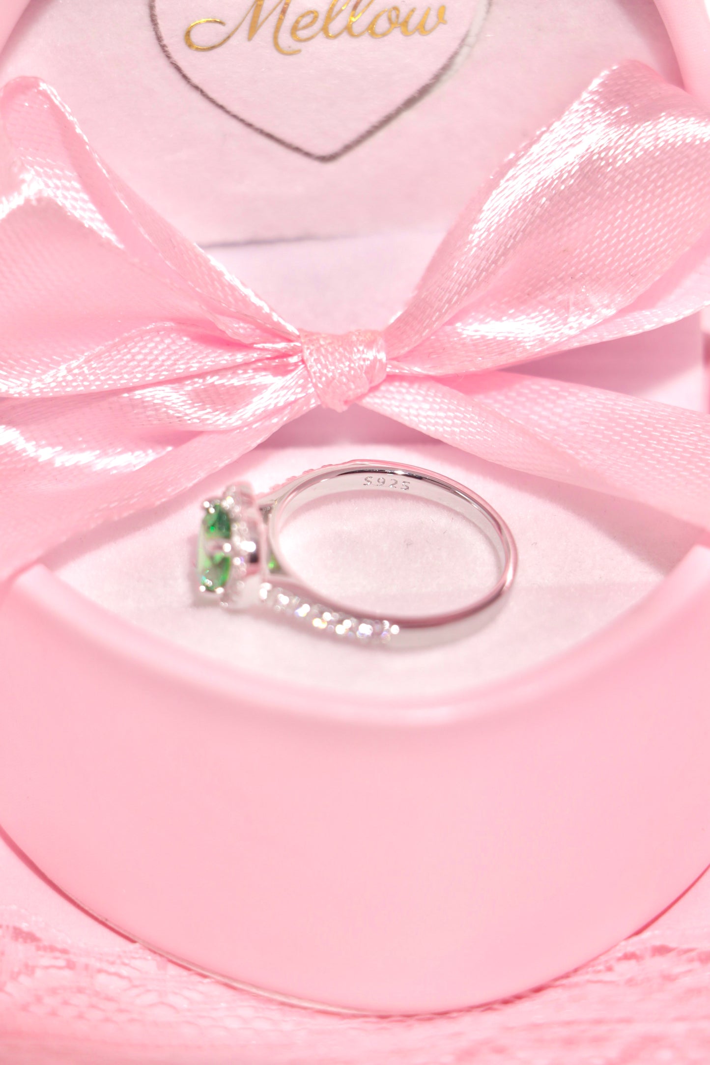Princess Heart ring verde