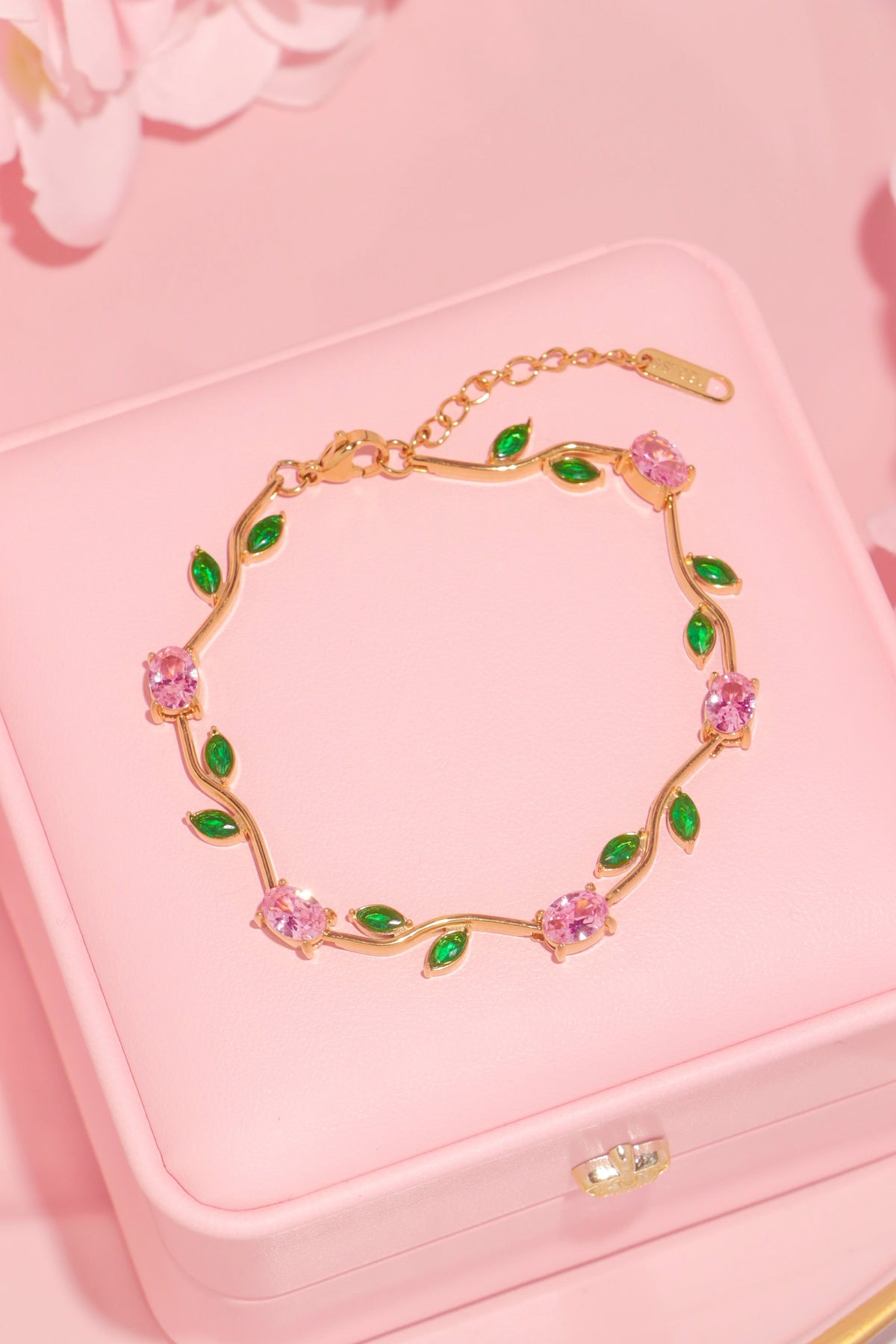 Tulip Garden bracelet rosa