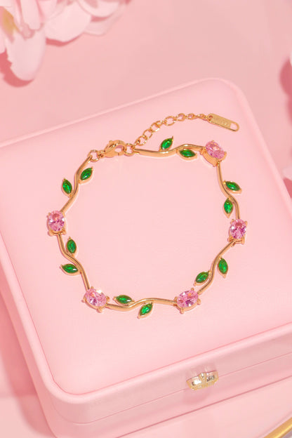 Tulip Garden bracelet rosa