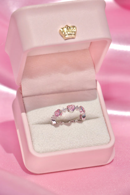 Blushing Hearts Ring