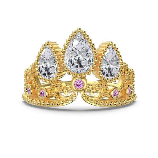 Rapunzel Crown ring