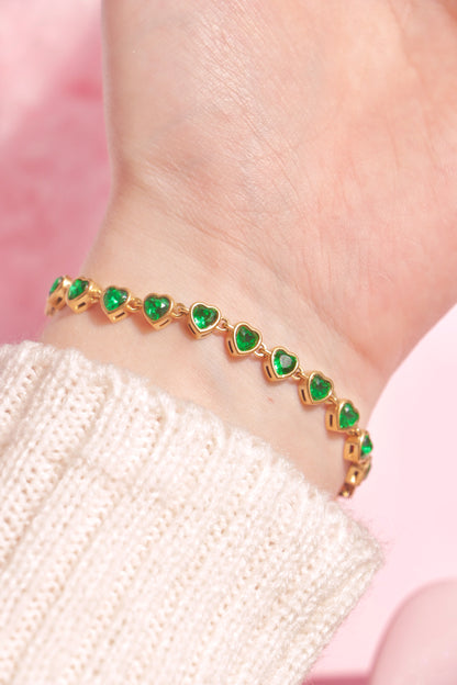 Forever Hearts Tennis bracelet