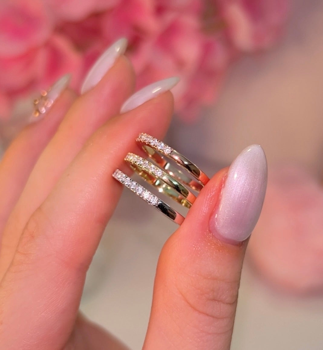 Sparkle Half Eternity band