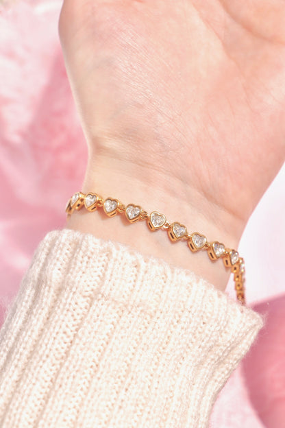 Forever Hearts Tennis bracelet