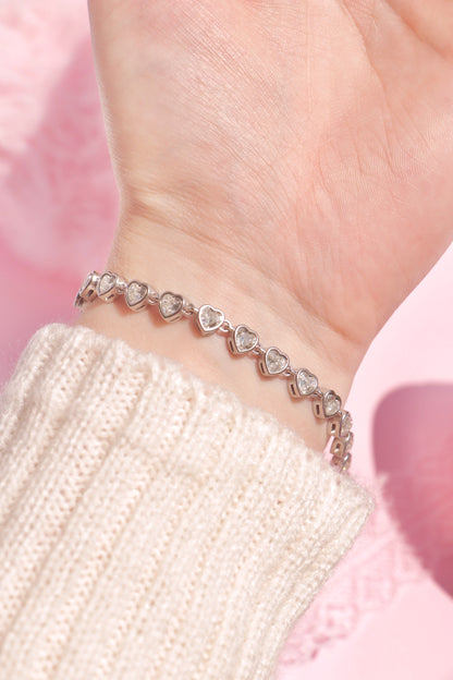 Forever Hearts Tennis bracelet