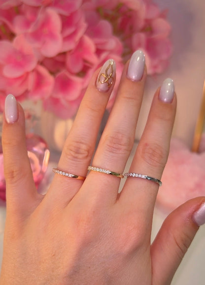 Sparkle Half Eternity band