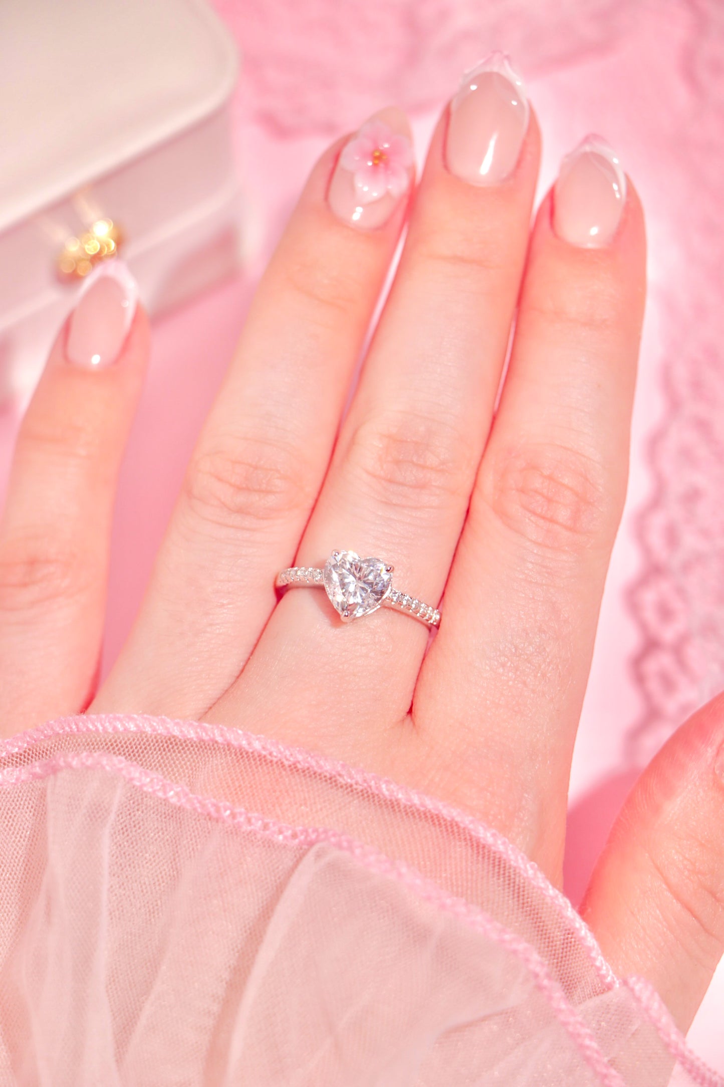 Timeless Love ring transparente