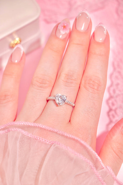 Timeless Love ring transparente