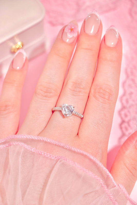 Timeless Love ring transparente