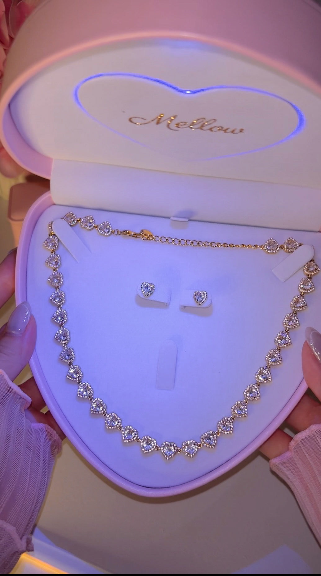 Princess Heart Luxe set – Mellow Jewelry