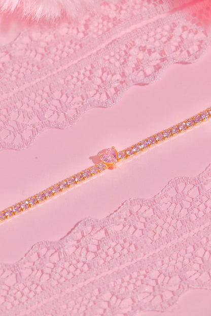 Timeless Love Tennis bracelet rosa