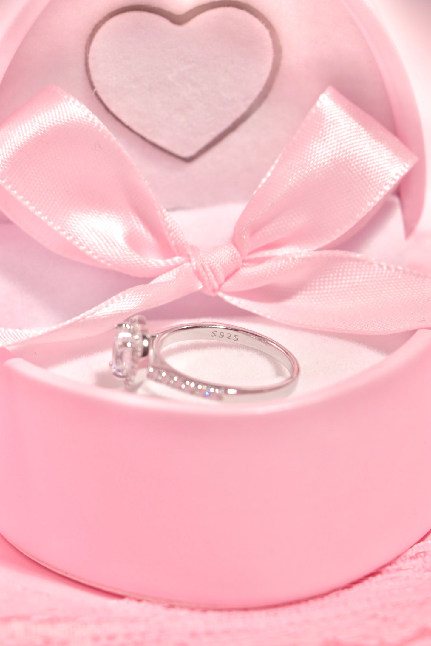 Princess Heart ring transparente