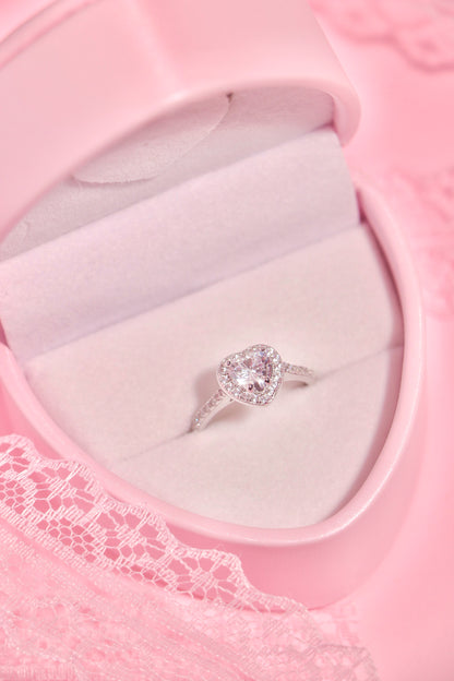 Princess Heart ring transparente
