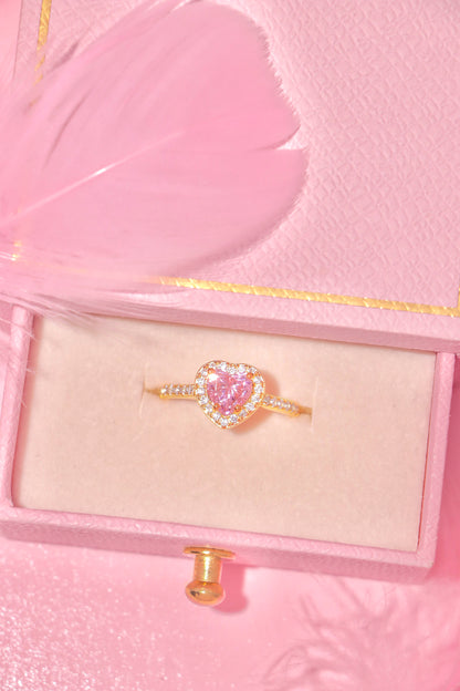 Princess Heart ring rosa