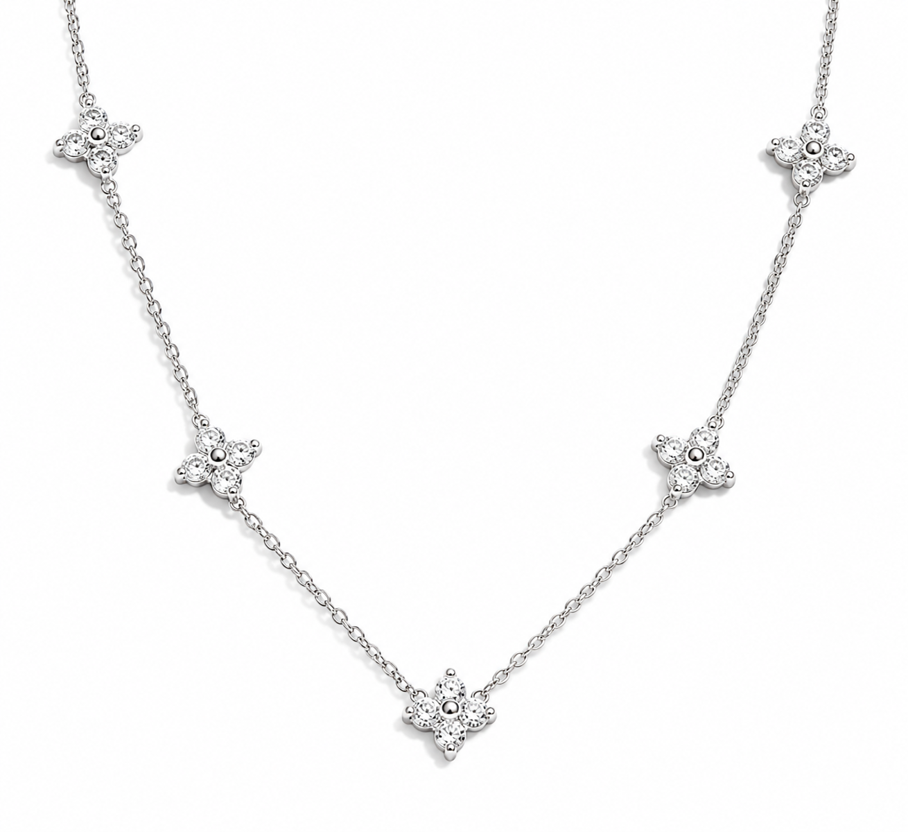 Crystal Blossom necklace