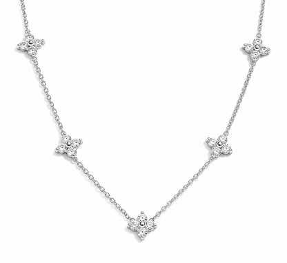 Crystal Blossom necklace