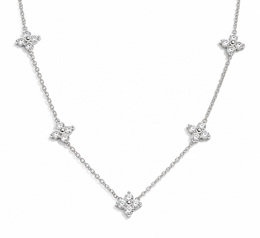 Crystal Blossom necklace