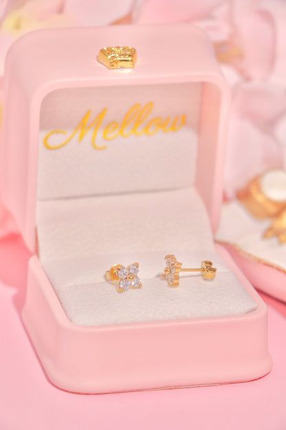 Crystal Blossom studs
