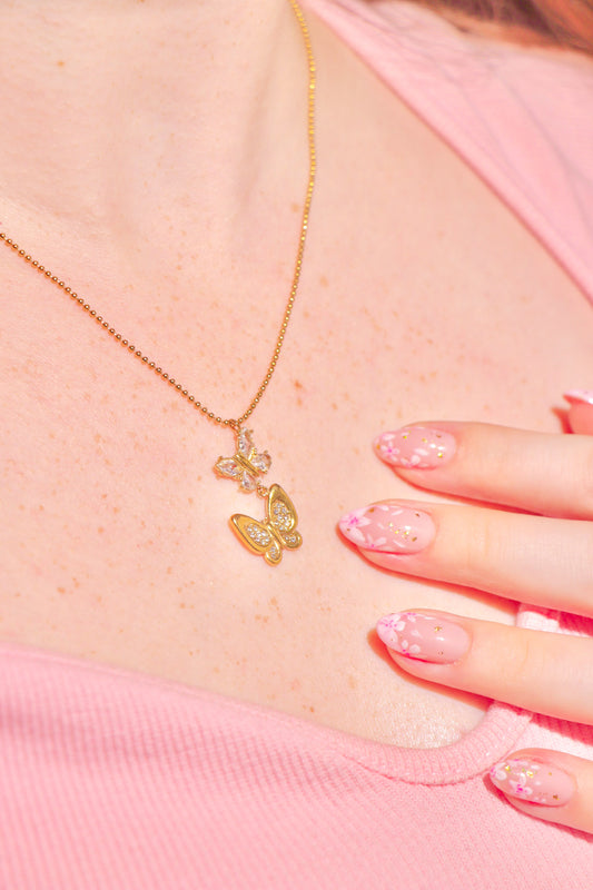 Flutter Together necklace