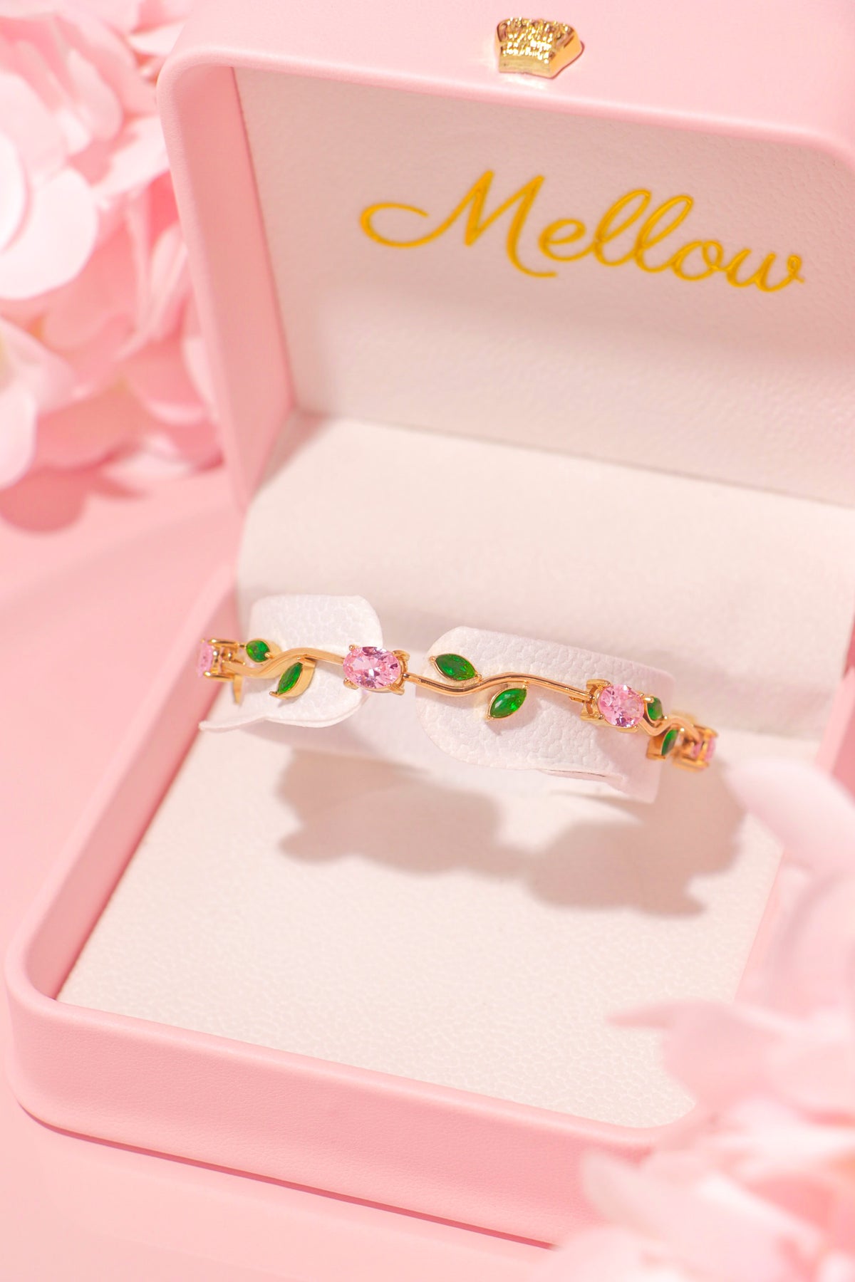 Tulip Garden bracelet rosa