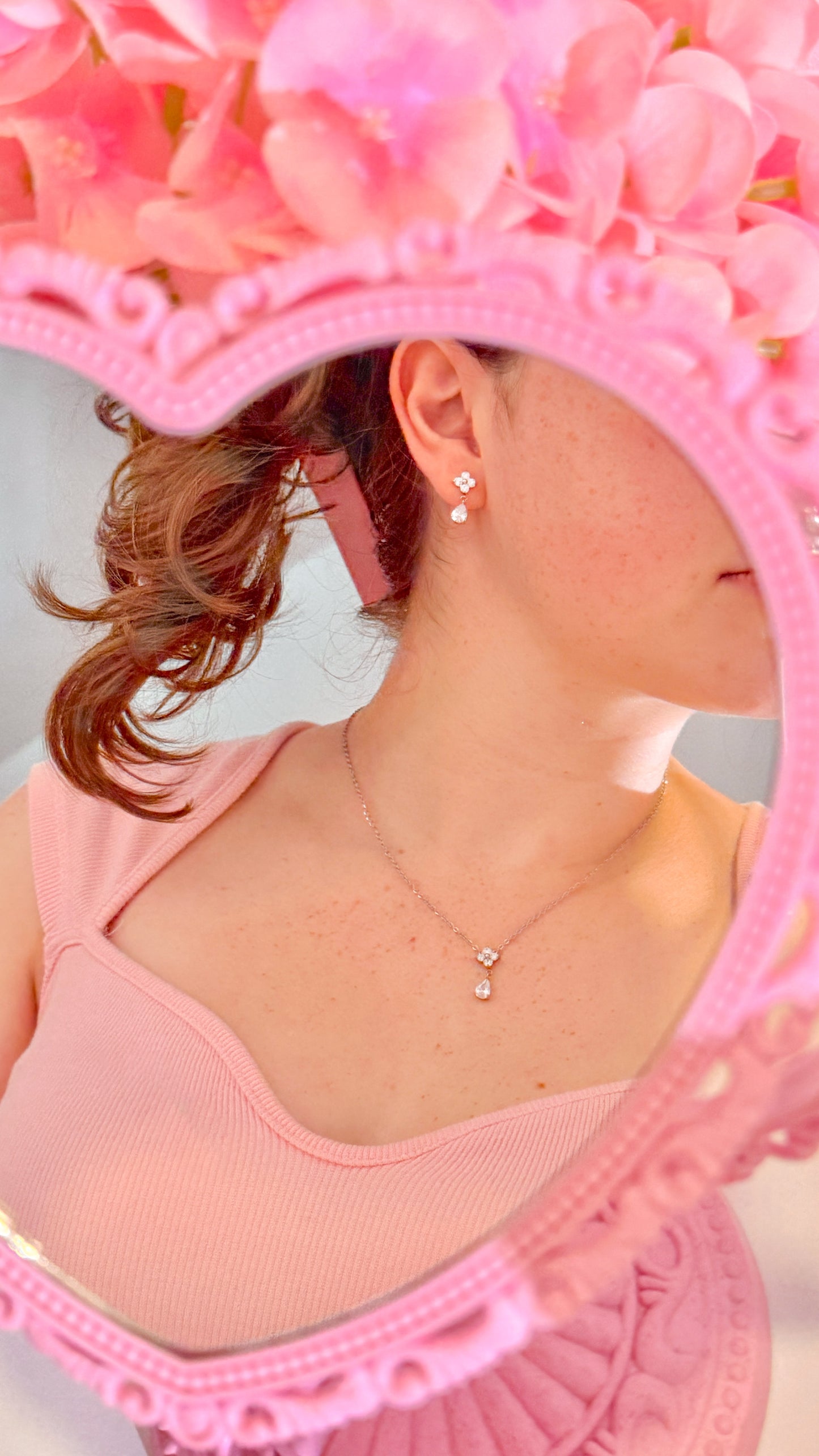 Crystal Blossom Drop set